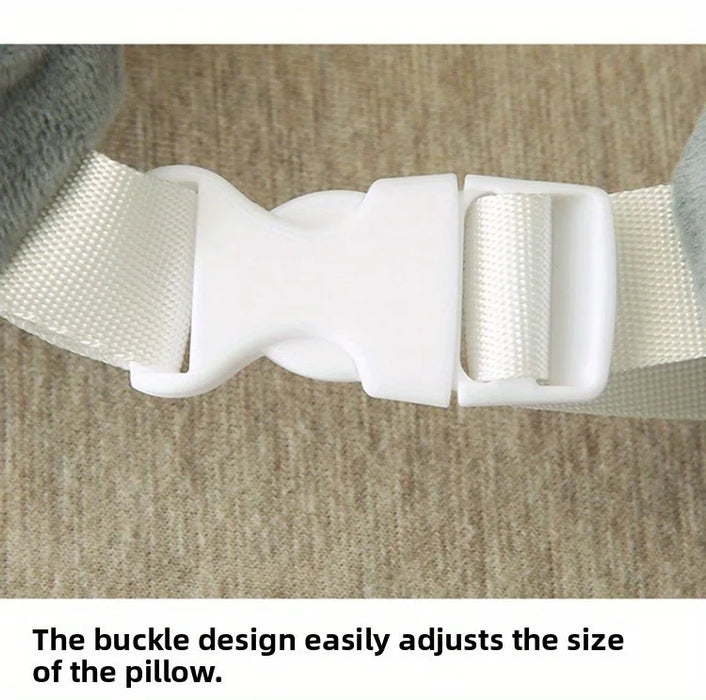 U‑Shape Reading & Gaming Cushion — Crochet Tatting Arm Support for TV, Desk & Travel