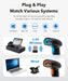 U12 1D/2D Barcode Scanner — Wired, Bluetooth & Wireless for Retail and Logistics