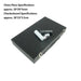 Backgammon & Chess Folding Set in Stitched Black Leatherette Case
