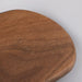 Walnut Desktop Bookend with Iron Plate