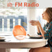 Wake Up Light Alarm Clock with Sunrise & Sunset, Dual Alarms, FM Radio, 7 Colours