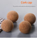 Hand‑blown Glass Storage Jars with Ball Cork Stopper — Transparent Kitchen Organiser for Tea, Spices & Nuts