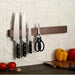 16-inch Walnut Magnetic Knife Holder – Wooden Wall-Mount Knife Strip