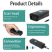 Mini Pocket Bluetooth Barcode Scanner — M3C (1D) or M3D (2D/QR)