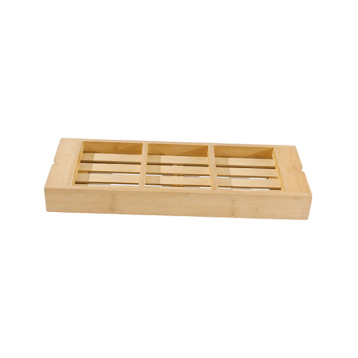 Expandable Wooden Bathtub Caddy Tray – Telescopic, Non‑slip Tablet & Soap Holder