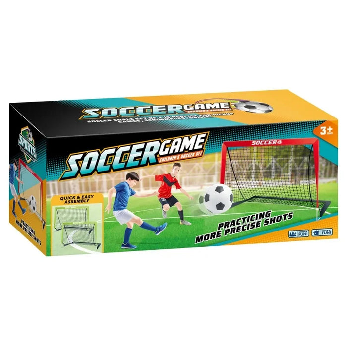 Portable Pop-Up Football Goal — Foldable Training Net for Garden, Indoor & Outdoor