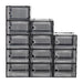 Pack of 12 Stackable Shoe Storage Boxes