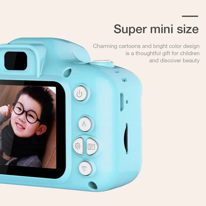 Kids Cartoon Camera - Waterproof, 1080P HD Video, 8 Million Pixel, Outdoor Photography Toy - Ideal for Children's Creative Play and Learning