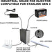 Starlink V2/V3/V4 Passive PoE Injector — Dual Power (12–51V DC / 100–240V AC)