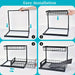 Double-Layer Sliding Under-Sink Shelf – Pull-Out Cabinet Storage for Kitchen & Bathroom