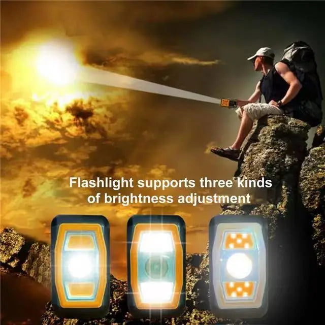 5000mAh Emergency Hand Crank Radio — AM/FM/SW, Solar, USB & NOAA Alerts