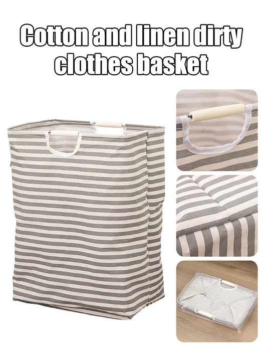 Foldable Waterproof Laundry Hamper — Keeps Room Tidy
