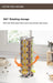 Rotating 24-Capsule Coffee Pod Rack with Anti-Slip Base — Dolce Gusto Compatible