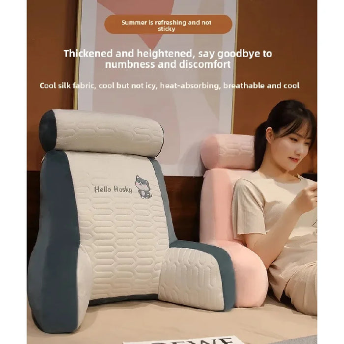 2025 Ice Shreds Panda Memory Foam Lumbar Cushion — Removable Washable Cover, 60x50cm