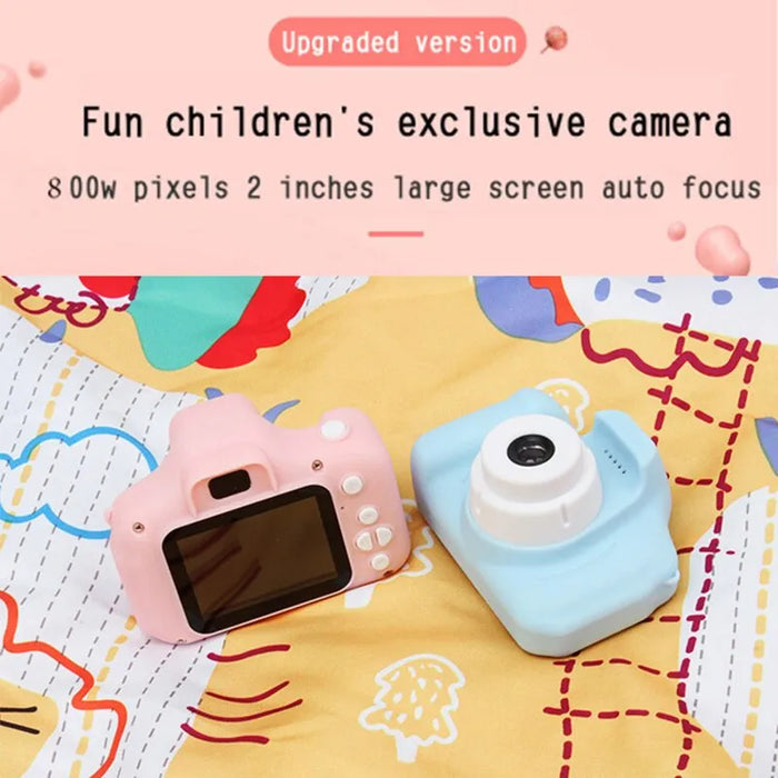 X2 Children - Mini Digital Camera with Picture Taking and Video Recording, Small SLR Toy - Ideal for Young Photographers and Children Learning Photography