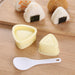 Triangle Onigiri Mould – Rice & Vegetable Roll Press, Small or Large, Food‑grade PP (Yellow/White)