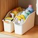 Multi‑Functional Stackable Storage Boxes — Curved Space‑Saving Plastic Organisers (1 or 3, Orange/White)
