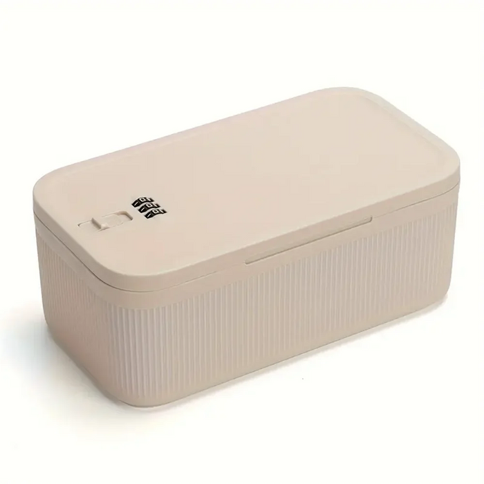 Lockable 2L Storage Box – Plastic Lock Box for Home, Office & School