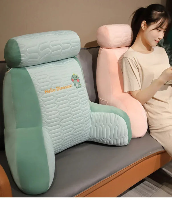 2025 Ice Shreds Panda Memory Foam Lumbar Cushion — Removable Washable Cover, 60x50cm