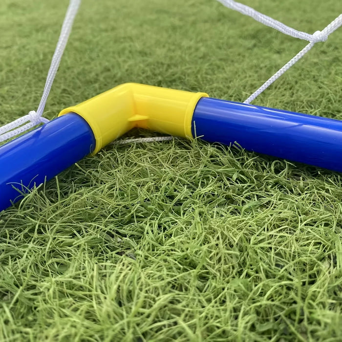 2-Pack Kids Football Goals with Ball — Portable Indoor & Outdoor Training Set