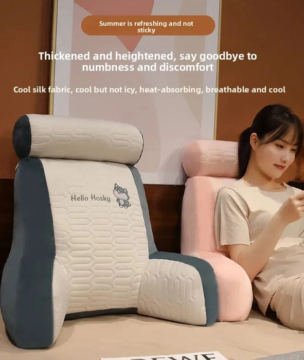 2025 Ice Shreds Panda Memory Foam Lumbar Cushion — Removable Washable Cover, 60x50cm