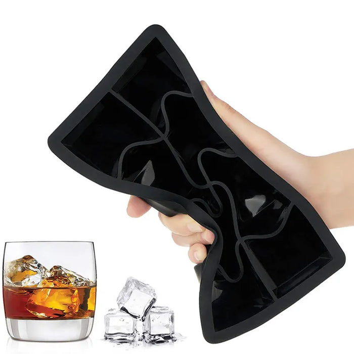 Food Grade Silicone Ice Tray Mold - 4/6/8/15 Grid Large Ice Cube Square DIY Ice Blocks Maker - Ideal for Homemade Bar Pub Wine Ice Blocks