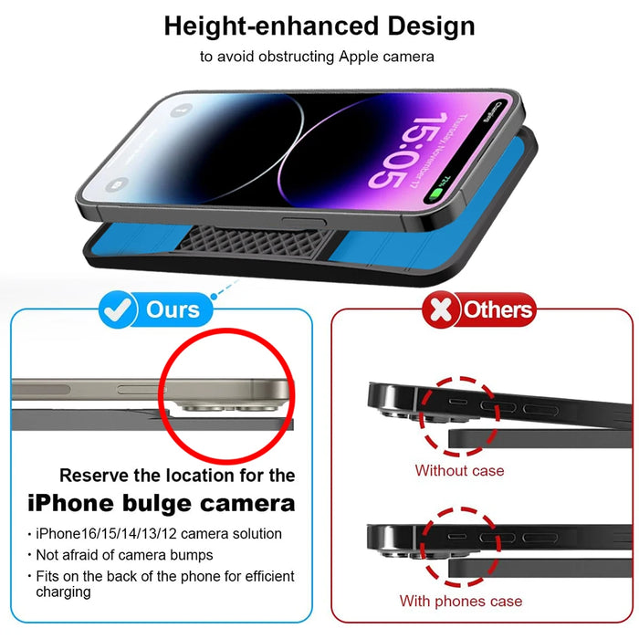 15W Fast Wireless Charging Pad – Non-slip Car Mat, USB-powered (Type-C or USB)