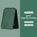 Magnetic PU Leather Wallet Phone Case — MagSafe Compatible with Card Pocket & Stand