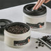Stainless Steel Vacuum Coffee Canister — Airtight Storage for Beans, Tea & Dry Foods