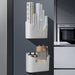 Wall-Mounted Adhesive Storage Rack – Single-Tier PP Organiser for Kitchen & Bathroom