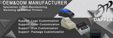 58mm Mini Portable Thermal Printer with Auto Cutter, Bluetooth Pocket Receipt Printer