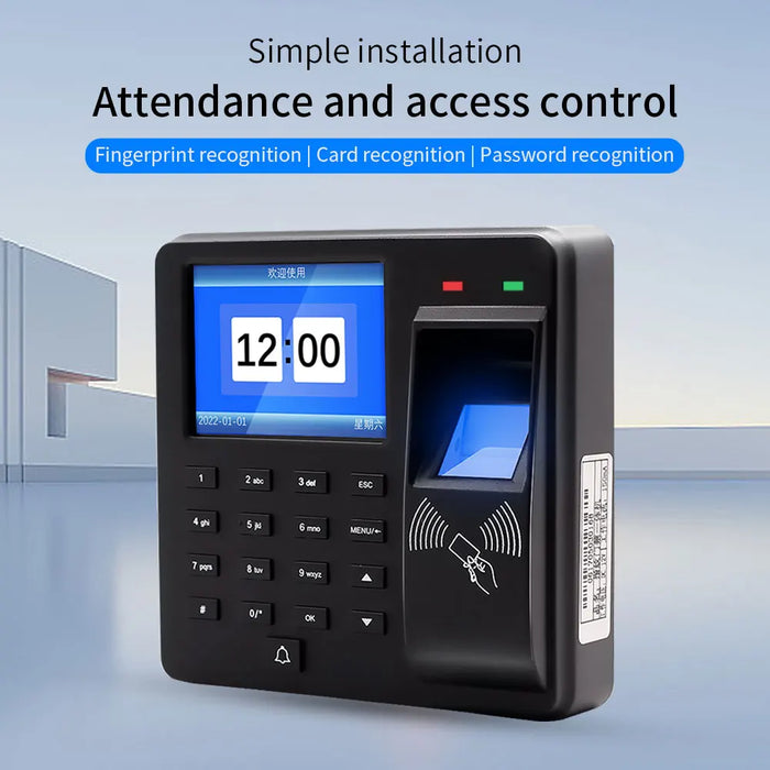 125kHz RFID Fingerprint Time & Attendance Terminal — Biometric Door Access Control