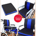 Wheelchair Backrest Cushion — Breathable, Slip-Resistant Posture Support (45×41×5cm, Blue)