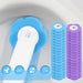 Disposable Toilet Brush Kit – Long Handle, Wall‑mount Holder & Replaceable Heads