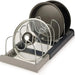 7‑Grid Telescopic Pot Rack – Adjustable Pots, Pans & Lid Organiser