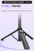 C22 AI Face-Tracking Handheld Gimbal Stabiliser — 3‑in‑1 Selfie Stick & Tripod for Smartphones