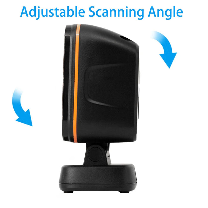 Tdx Scanner TD-X1-1100 Desktop Hands-free 1D/2D Barcode Scanner — Flat, High-speed ...