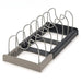 7‑Grid Telescopic Pot Rack – Adjustable Pots, Pans & Lid Organiser