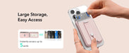 MagSafe Wallet for iPhone 17/16/15/14/13 — 5-Card Holder with Adjustable Magnetic Stand