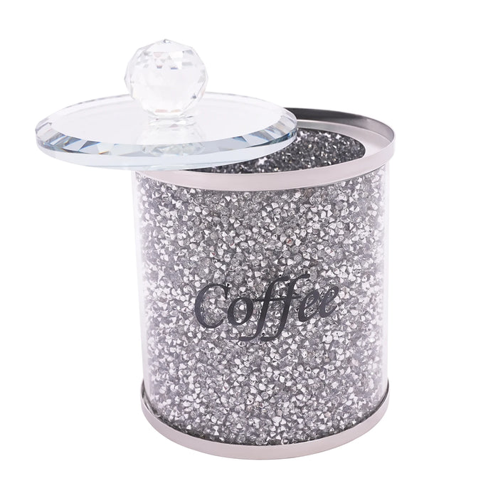 3-Piece Glass Canister Set with Stainless Steel Lids — Airtight Food Storage (10 x 14cm)