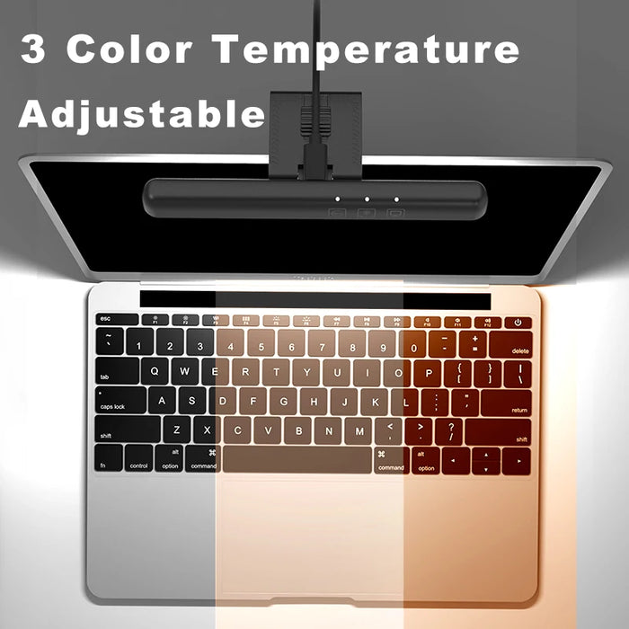LED Monitor Light Bar — Dimmable 3‑Colour Reading Lamp