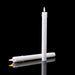 Rechargeable 10-inch Flameless LED Taper Candles — Warm White, 2 or 4 Pack (Beige or White)