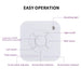 White Noise Sound Machine Sleep Soother — 9 Soothing Sounds, Breathing Light, Timer, Type‑C Rechargeable