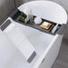 Extendable Bathtub Shelf Tray — Shower Caddy, Book & Towel Holder