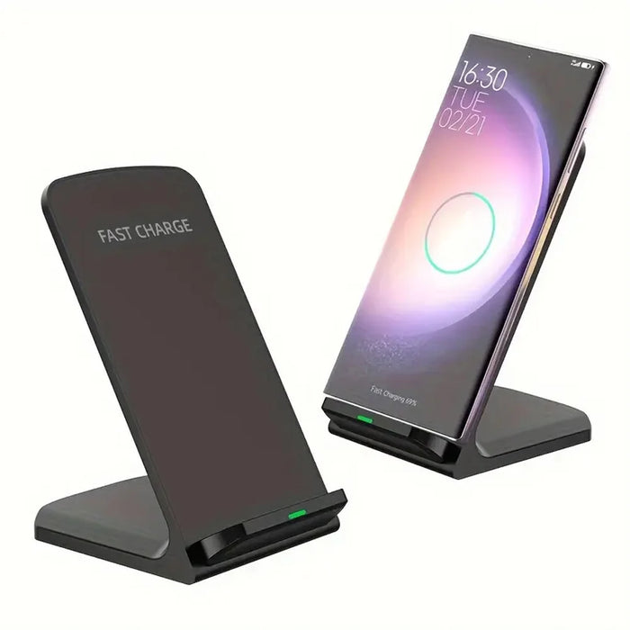 30W Fast Qi Wireless Charging Stand – Compatible with iPhone, Samsung, Xiaomi & Huawei