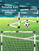 Foldable Children's Football Goal with Pump & Ball – Portable Soccer Set