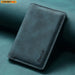 Magnetic Leather Card Holder — MagSafe Compatible No‑zip Card Bag
