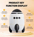 Portable Baby Soother — Bluetooth Sleep Aid & Rocker, USB‑C Rechargeable (White)