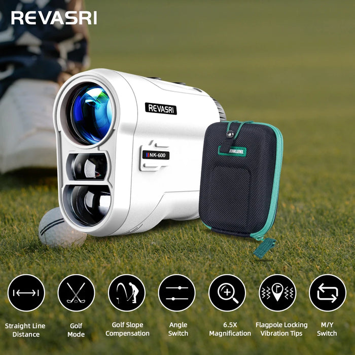 Range Finder with Slope Compensation, Flag Lock & Vibration – 6x, USB‑C Rechargeable