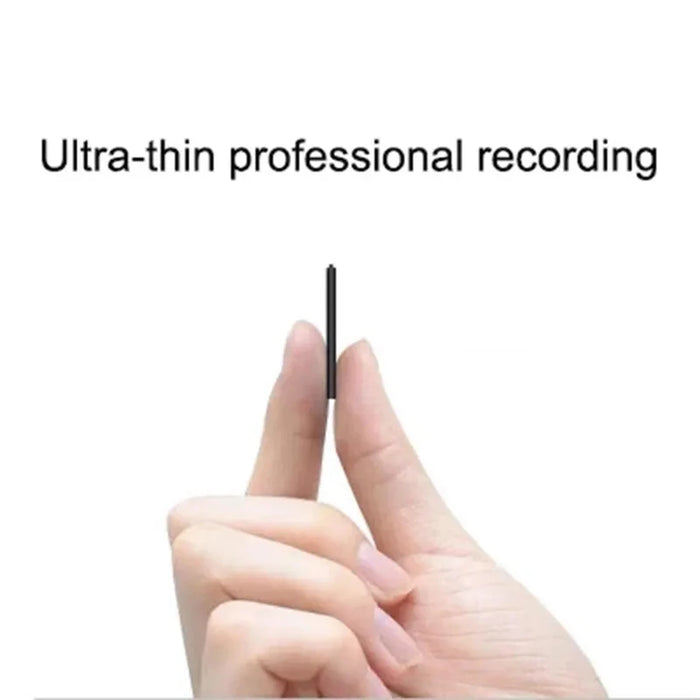 Ultra-thin Mini Voice Recorder — 32GB, Voice-Activated USB MP3 Player